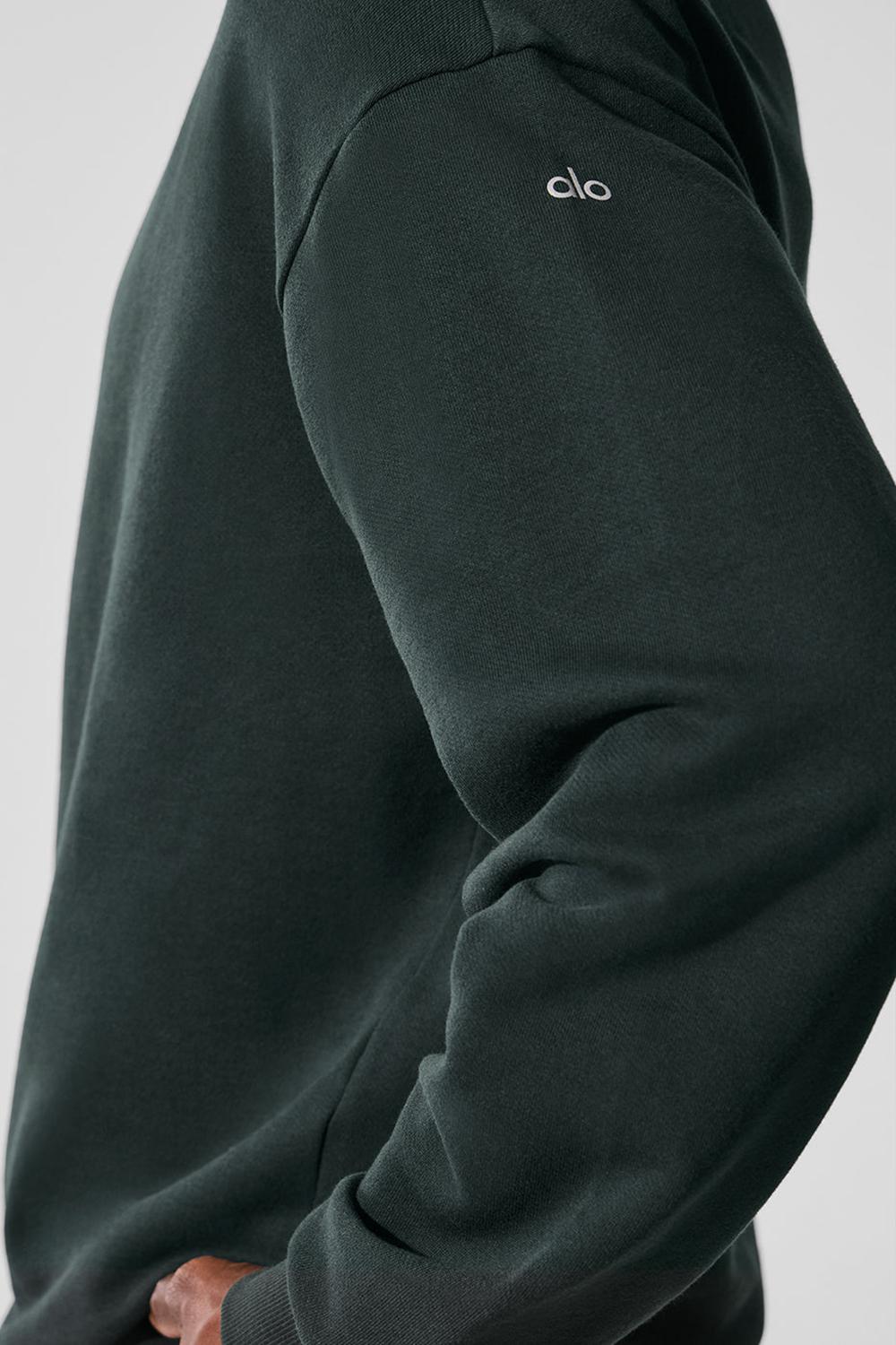 Alo Yoga Chill Crew Neck Uomo Pullover Verdi | Italia  ABH-281493