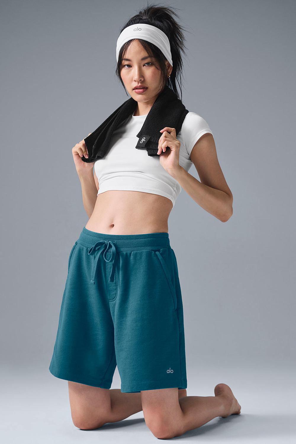 Alo Yoga Chill Donna Short Oceanic Teal | Italia  RUH-641302