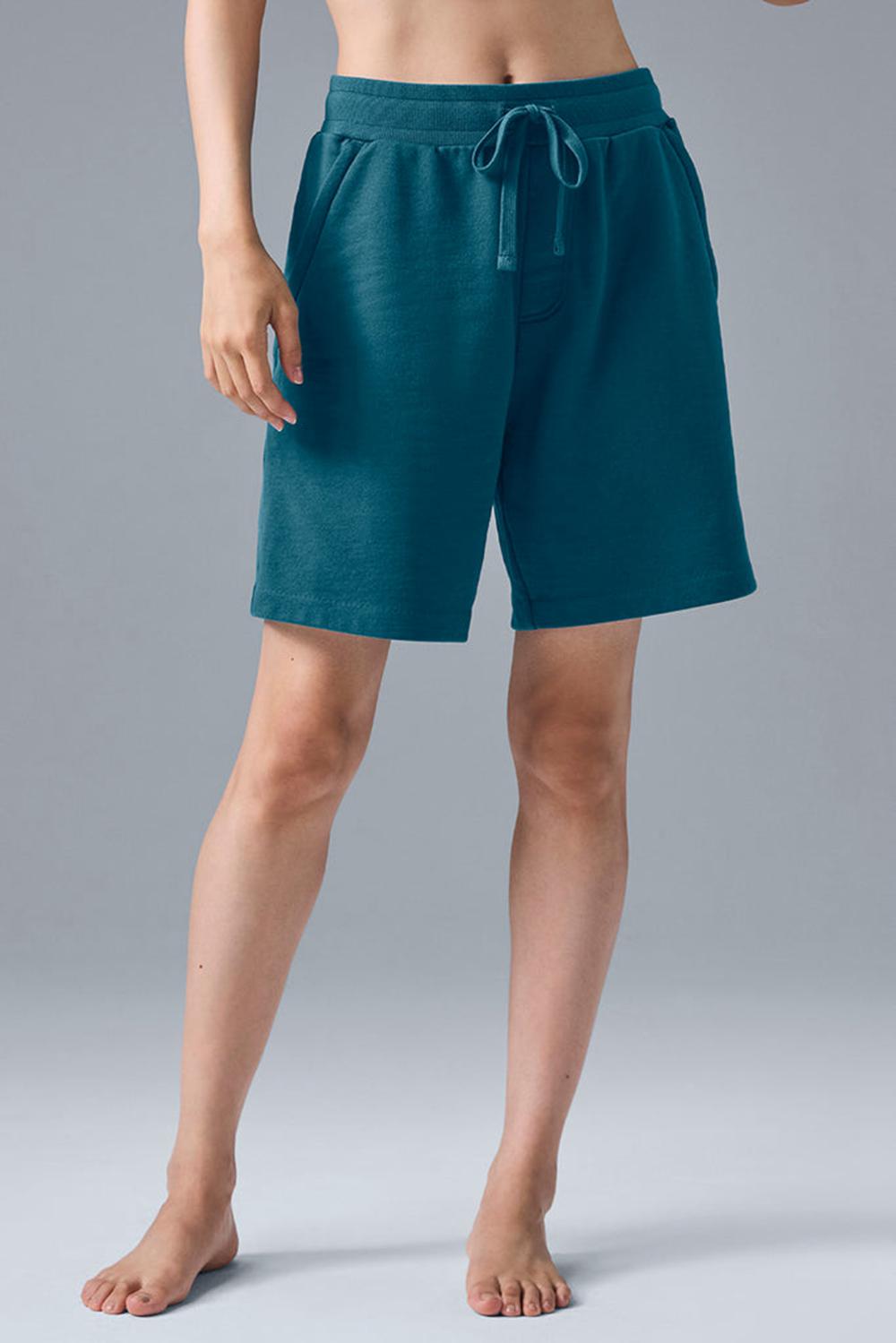 Alo Yoga Chill Donna Short Oceanic Teal | Italia  RUH-641302