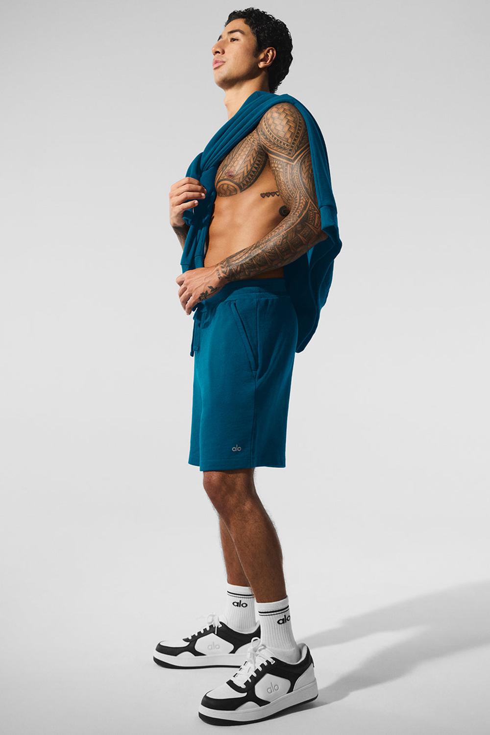 Alo Yoga Chill Uomo Short Blu | Italia  UTD-134678