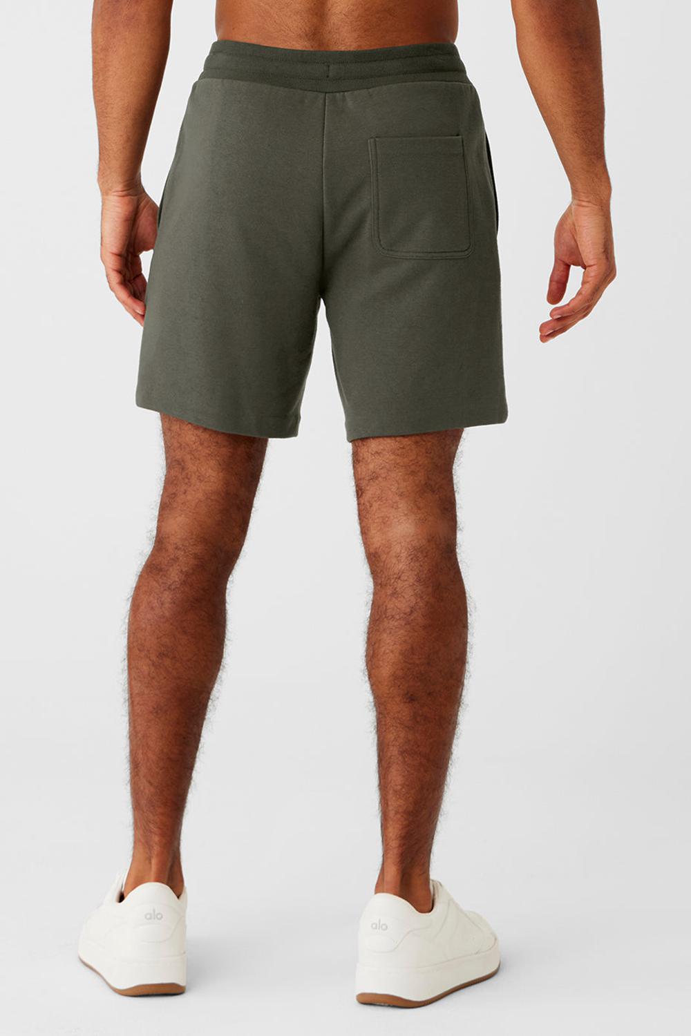 Alo Yoga Chill Uomo Short Verdi | Italia  DHB-134752
