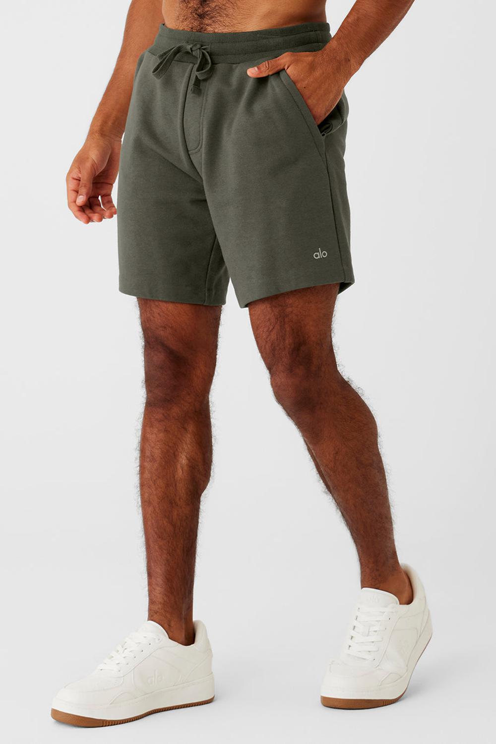 Alo Yoga Chill Uomo Short Verdi | Italia  DHB-134752