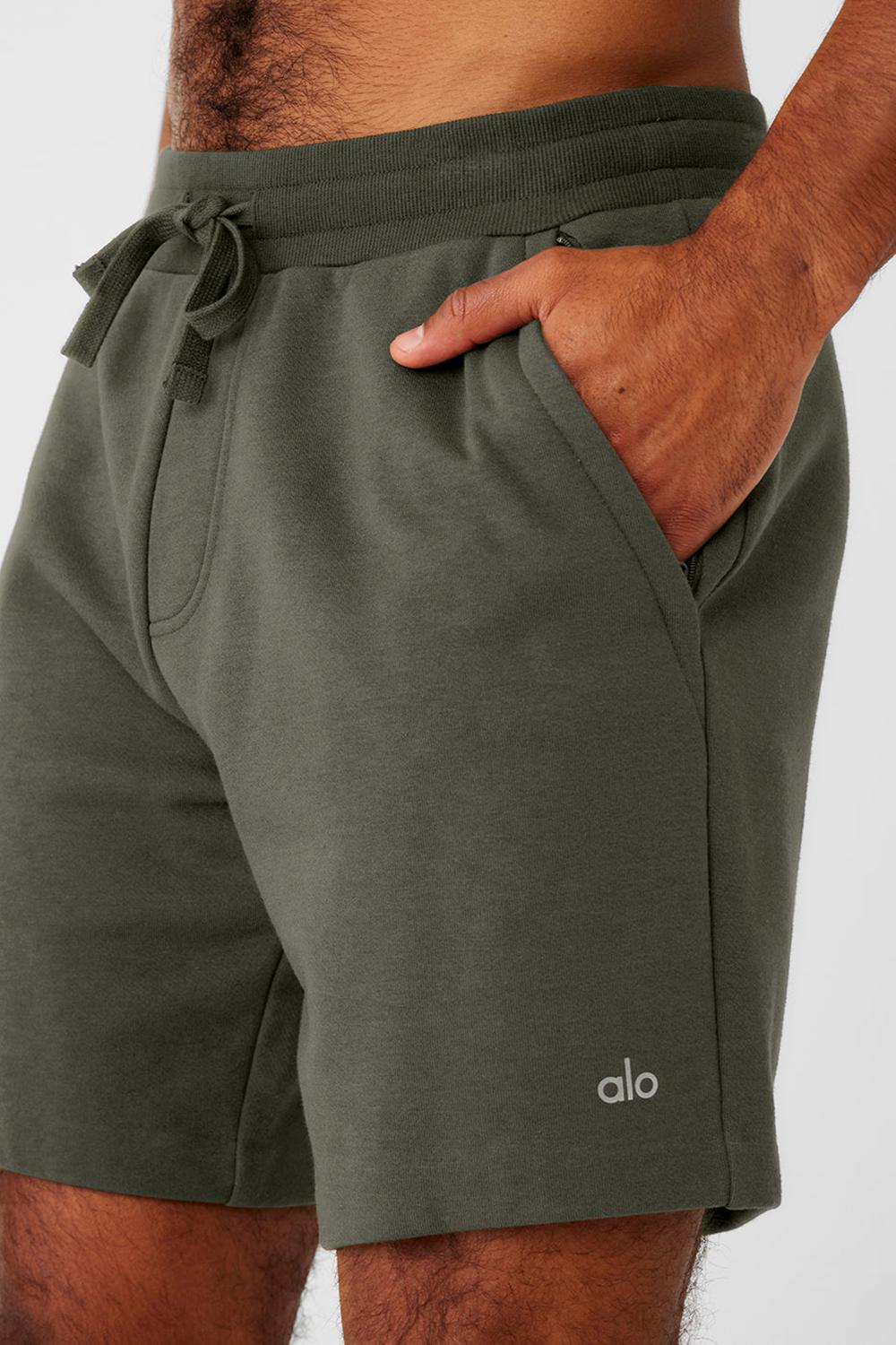 Alo Yoga Chill Uomo Short Verdi | Italia  DHB-134752