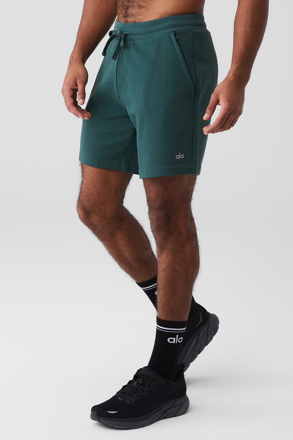 Alo Yoga Chill Uomo Short Verdi | Italia  LQJ-513947