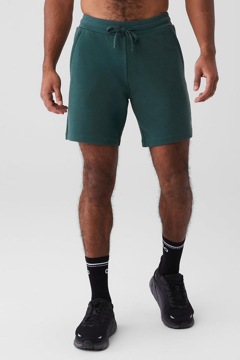 Alo Yoga Chill Uomo Short Verdi | Italia  LQJ-513947