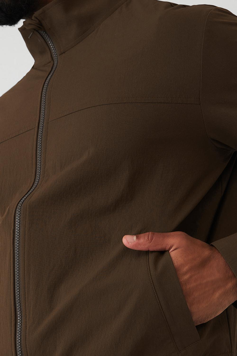 Alo Yoga Co-Op Bomber Uomo Giacca Bomber Espresso | Italia  FWX-105638