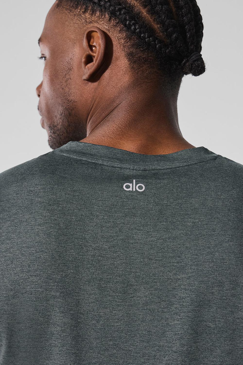 Alo Yoga Conquer Muscle Uomo Tank Verdi | Italia  VQD-012389