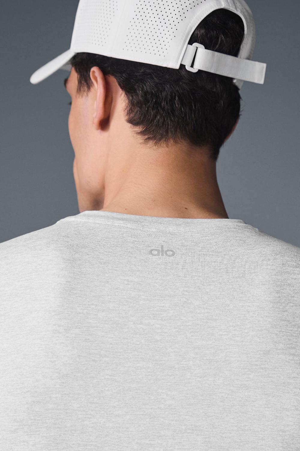 Alo Yoga Conquer Reform Crewneck Uomo Short Sleeve Grigie | Italia  CND-791208