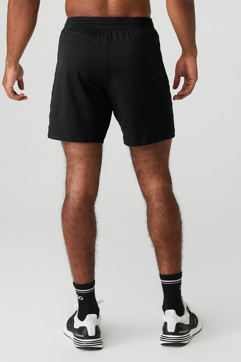 Alo Yoga Conquer Reform Uomo Short Nere | Italia  ZUS-431809
