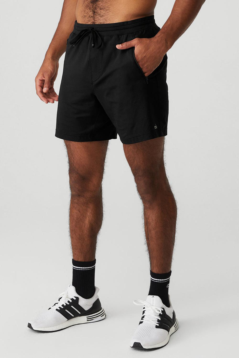Alo Yoga Conquer Reform Uomo Short Nere | Italia  ZUS-431809