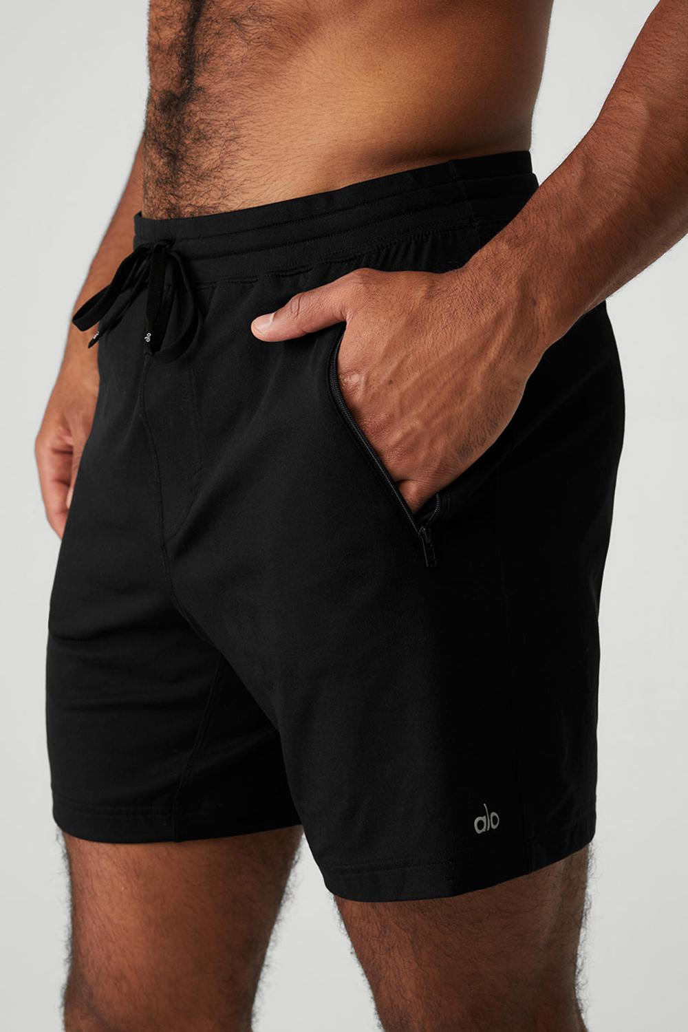 Alo Yoga Conquer Reform Uomo Short Nere | Italia  ZUS-431809