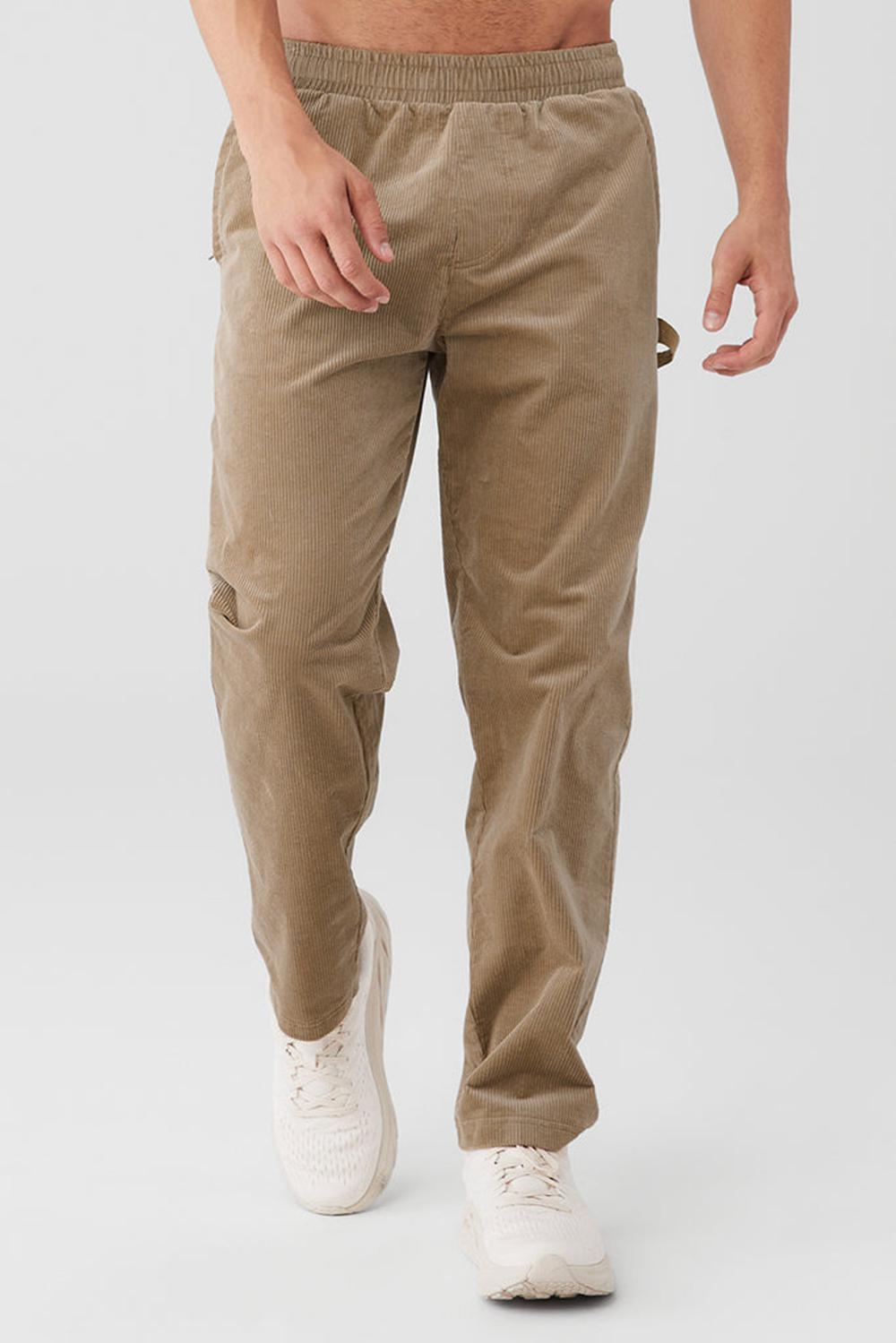 Alo Yoga Corduroy District Uomo Sweatpant Gravel | Italia  VCG-524367