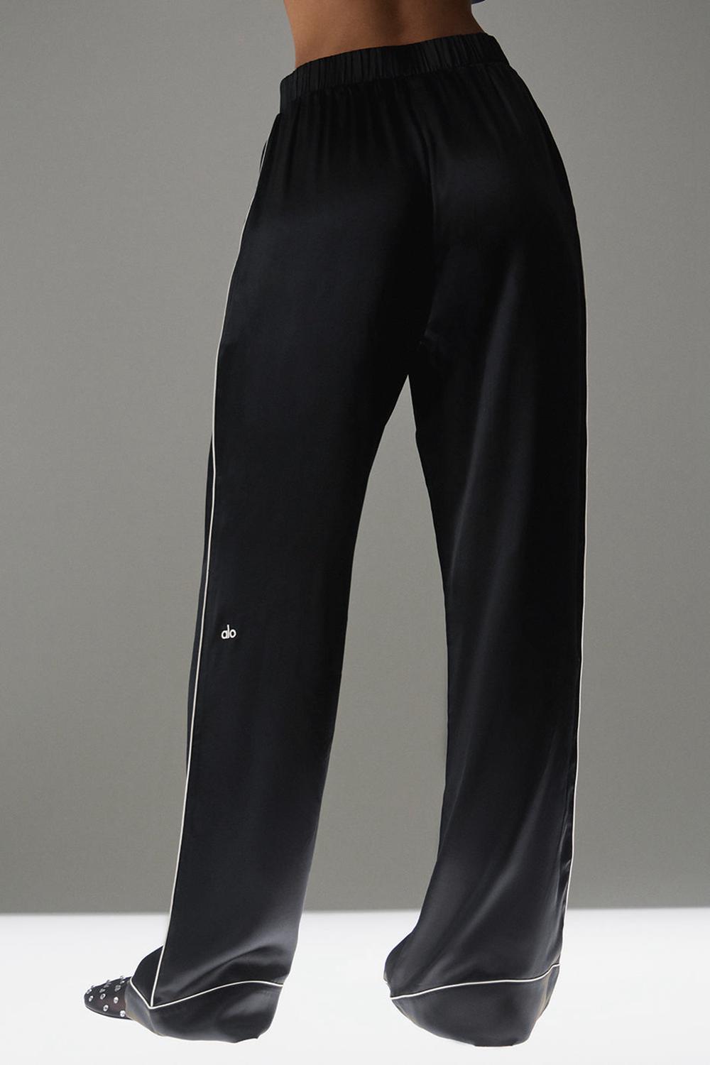 Alo Yoga Courchevel Silk Donna Pant Nere | Italia  LQJ-547139