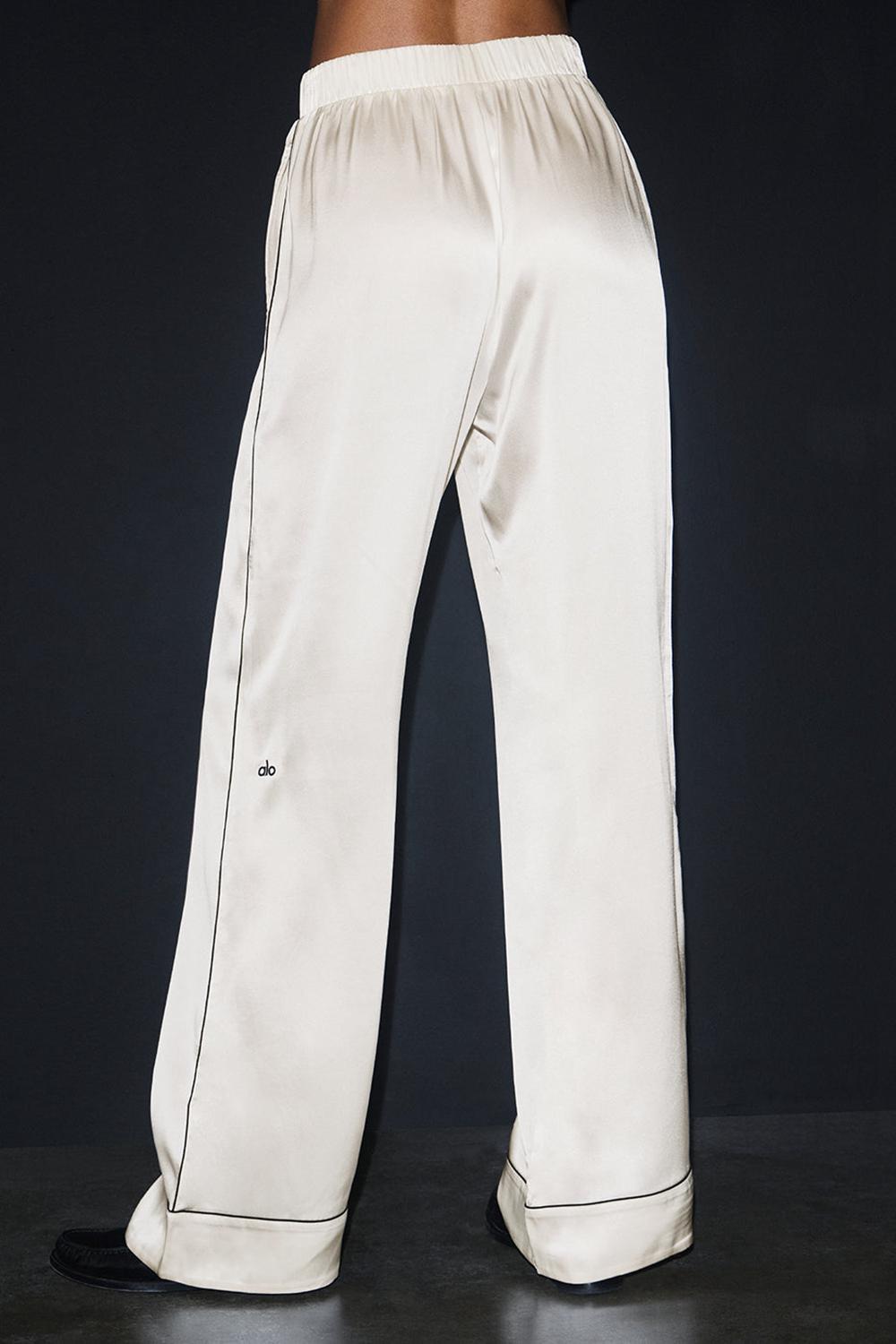 Alo Yoga Courchevel Silk Donna Pant Nere | Italia  UHS-395427