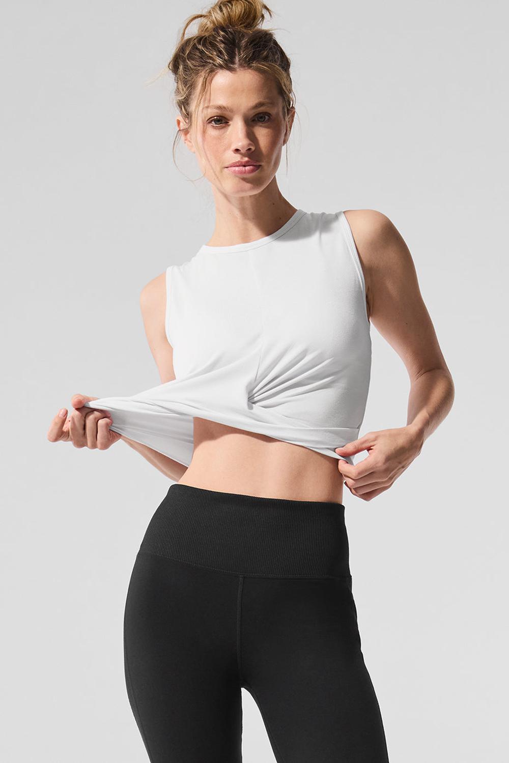 Alo Yoga Cover Tops Donna Tank Bianche | Italia  NLS-873906