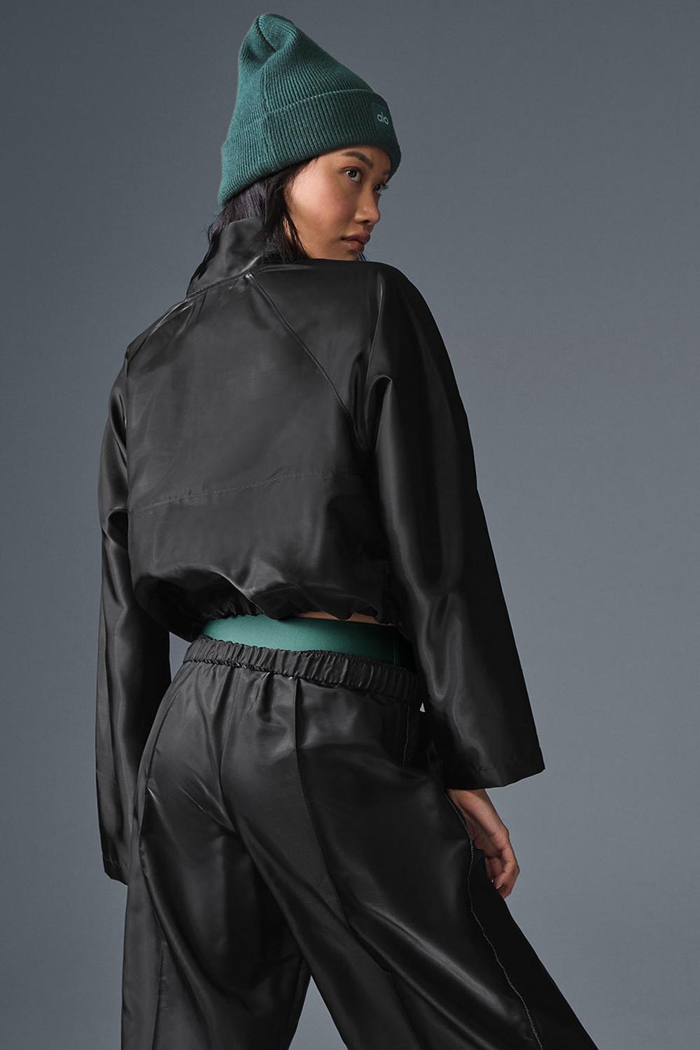 Alo Yoga Cropped Afterglow Donna Pullover Nere | Italia  EHC-091867