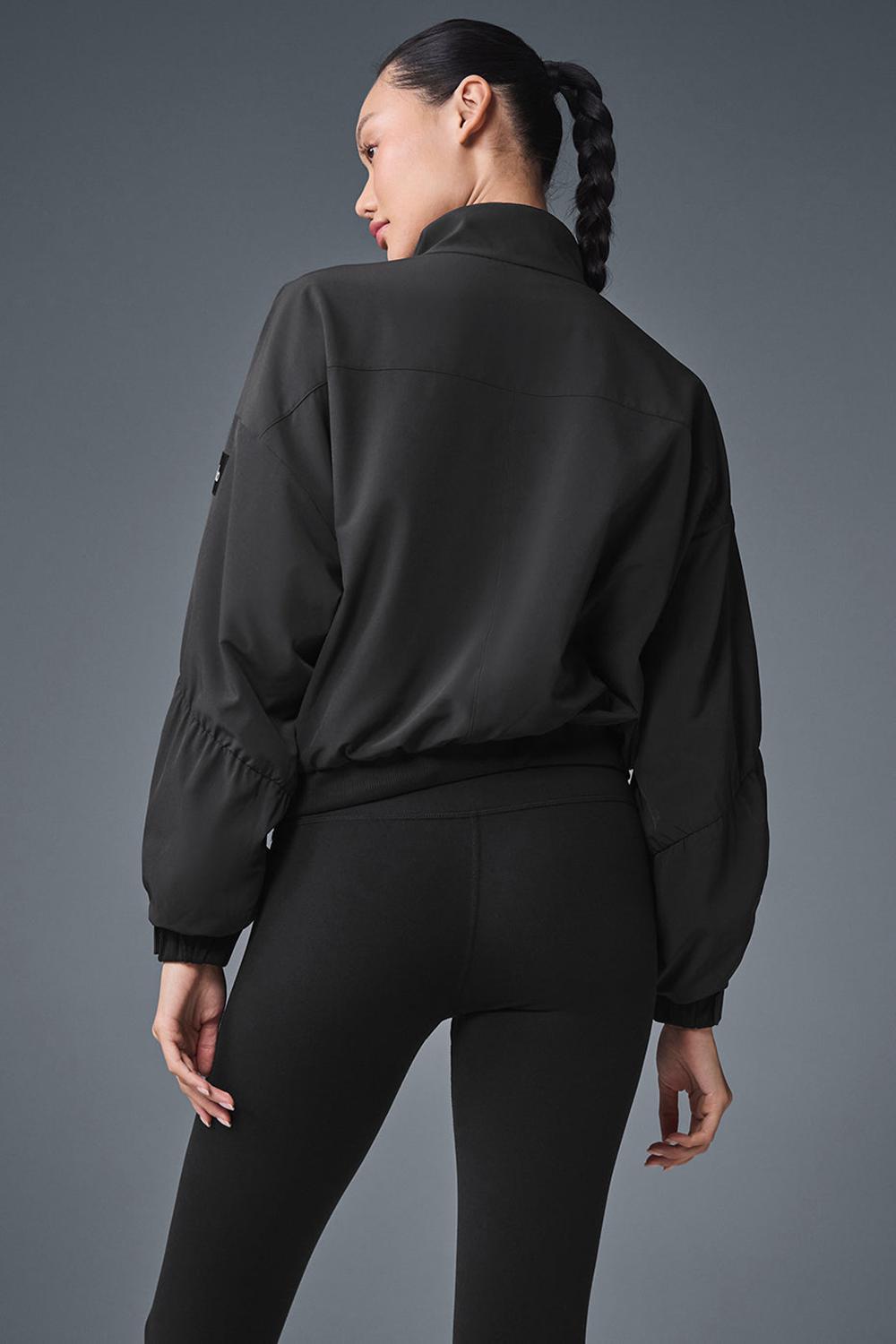 Alo Yoga Cropped Elevation Donna Coverup Nere | Italia  ANS-026457