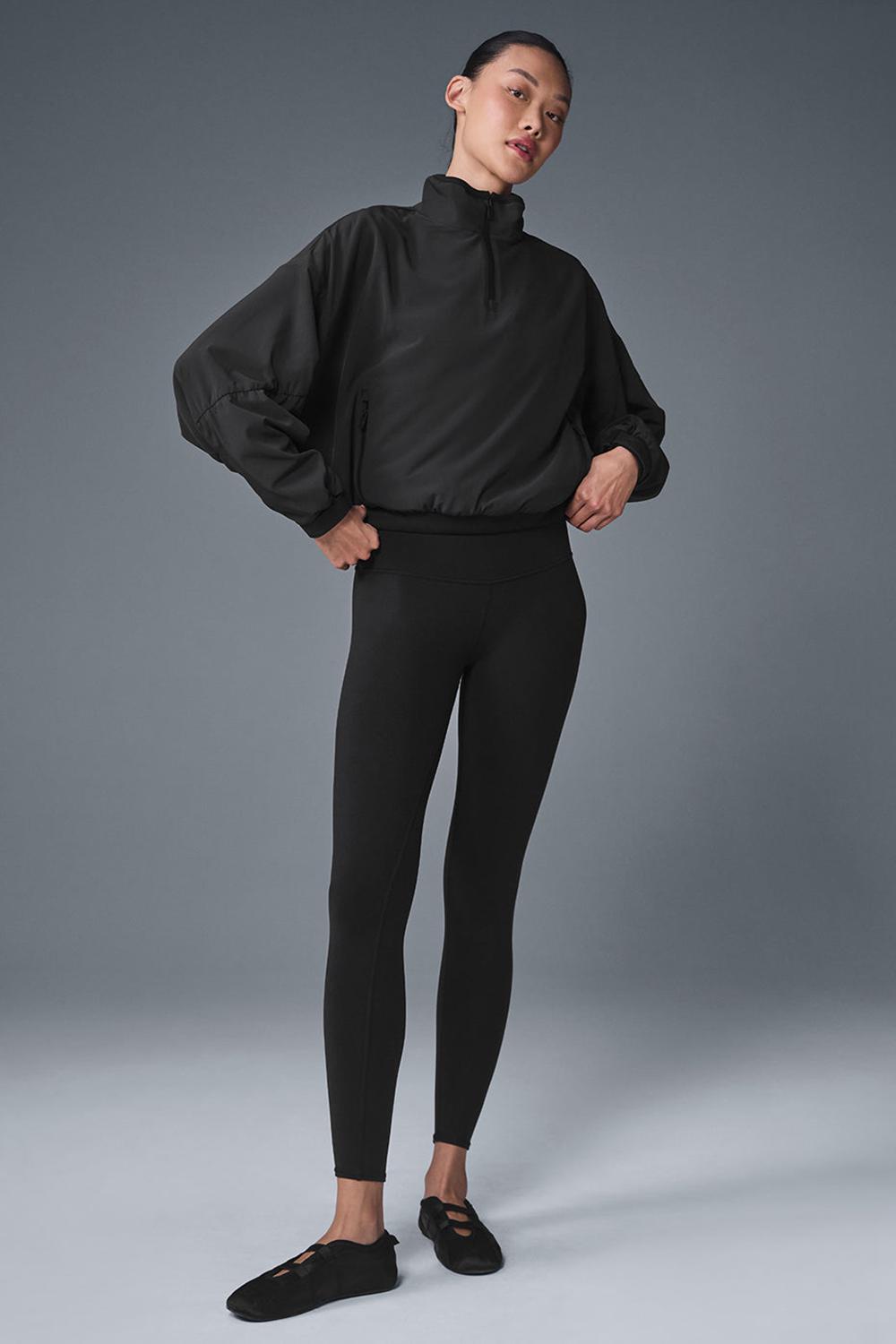 Alo Yoga Cropped Elevation Donna Coverup Nere | Italia  ANS-026457