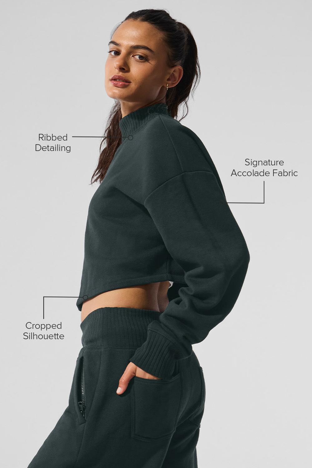 Alo Yoga Cropped Serenity Donna Coverup Verdi | Italia  AQT-894536