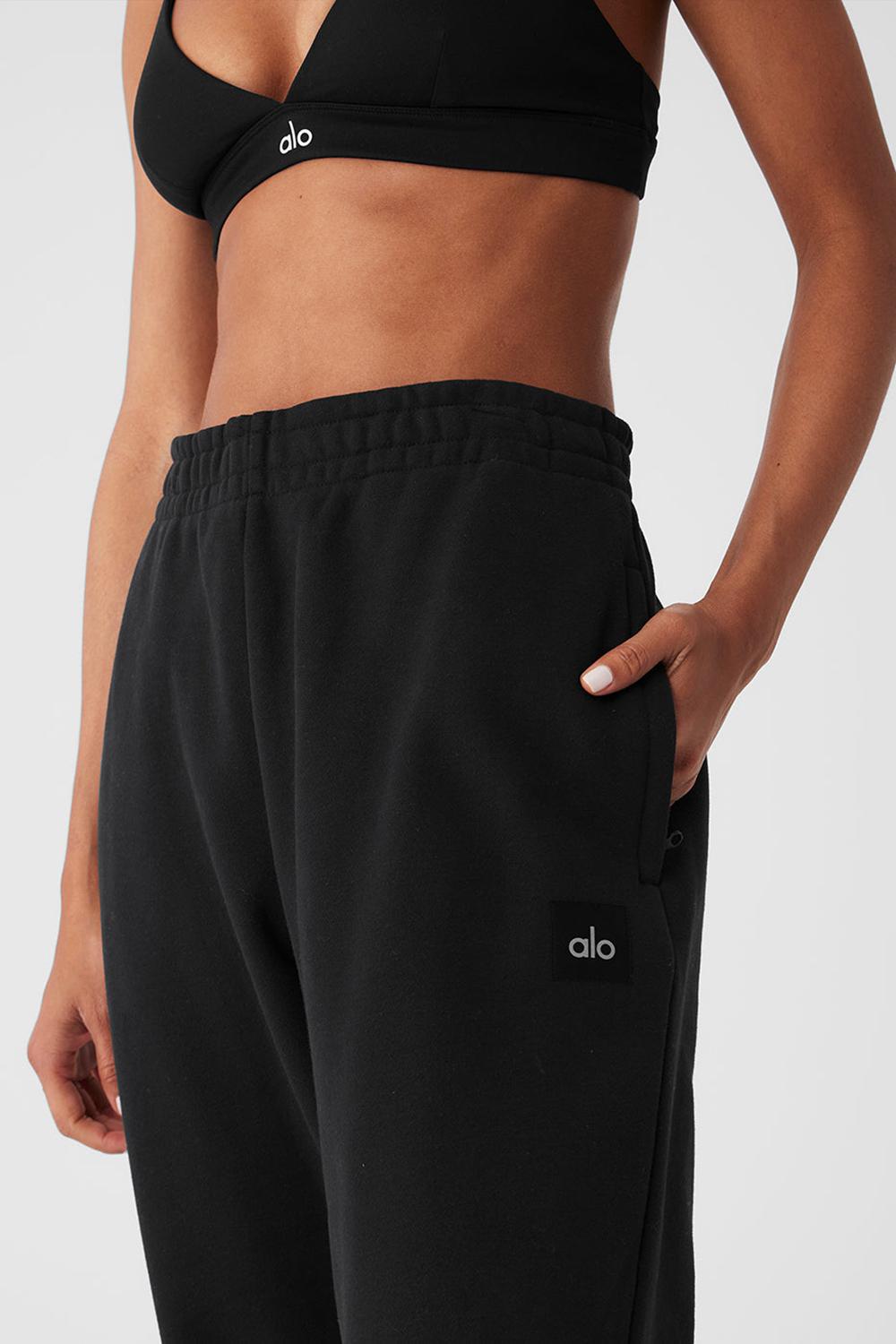 Alo Yoga Cuffed Renown Heavy Weight Donna Sweatpant Nere | Italia  EJV-872610