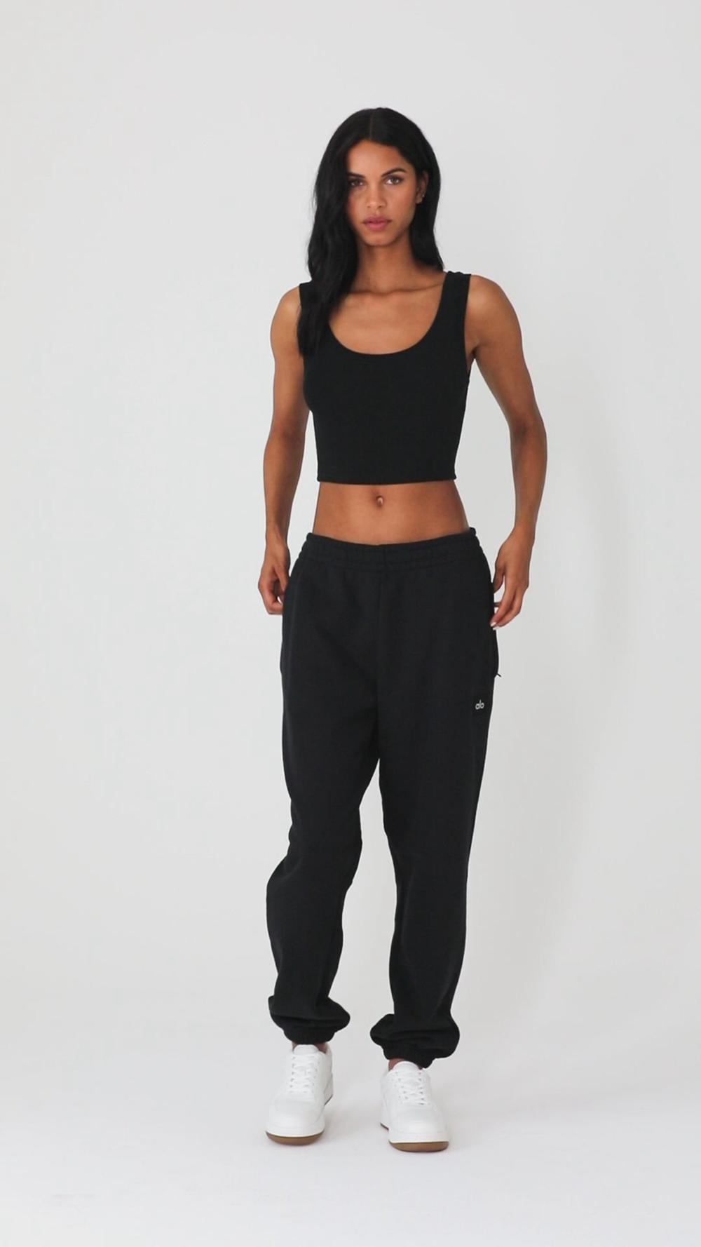 Alo Yoga Cuffed Renown Heavy Weight Donna Sweatpant Nere | Italia  EJV-872610