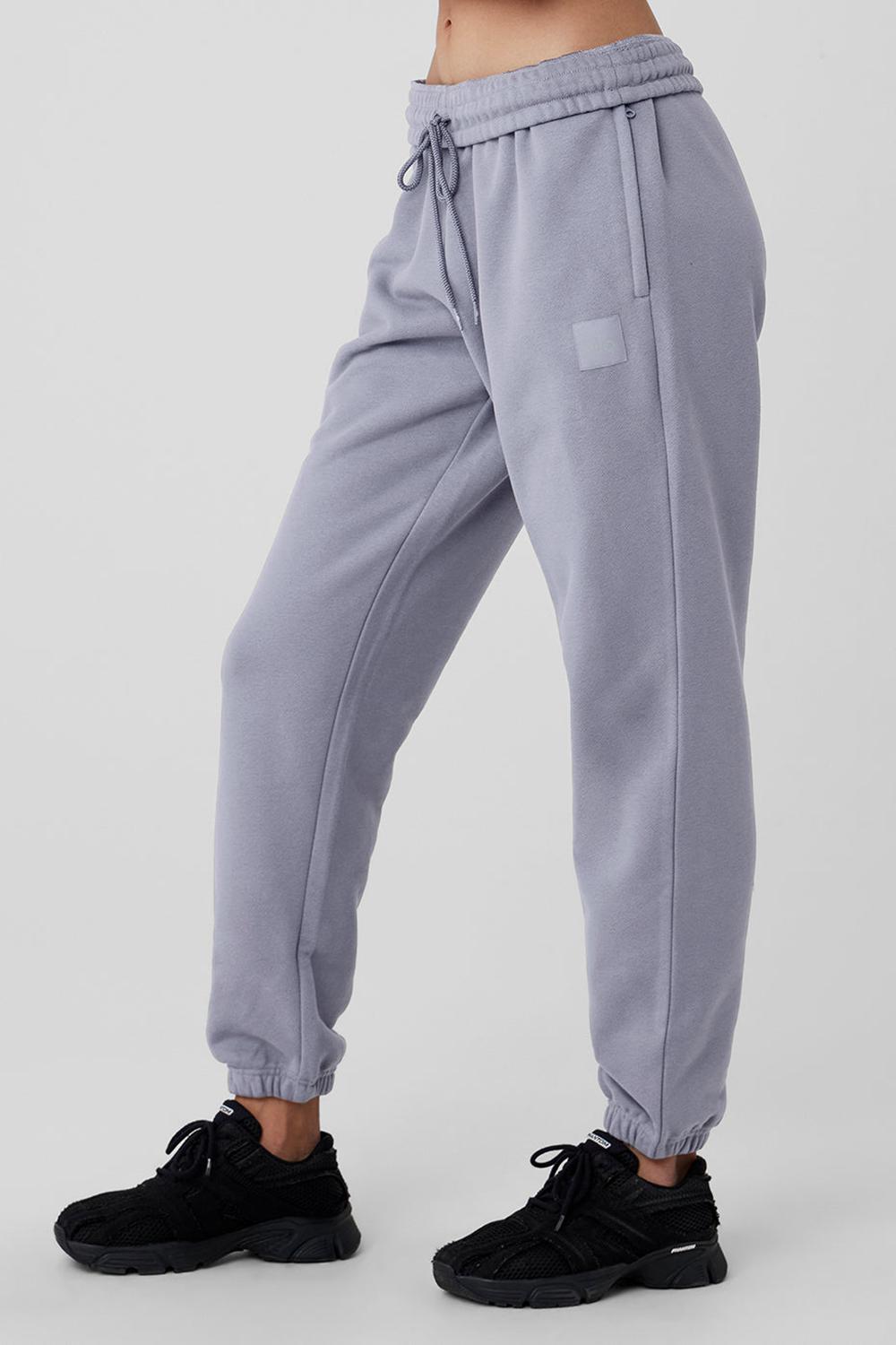 Alo Yoga Cuffed Renown Heavy Weight Donna Sweatpant Fog | Italia  KFB-140362