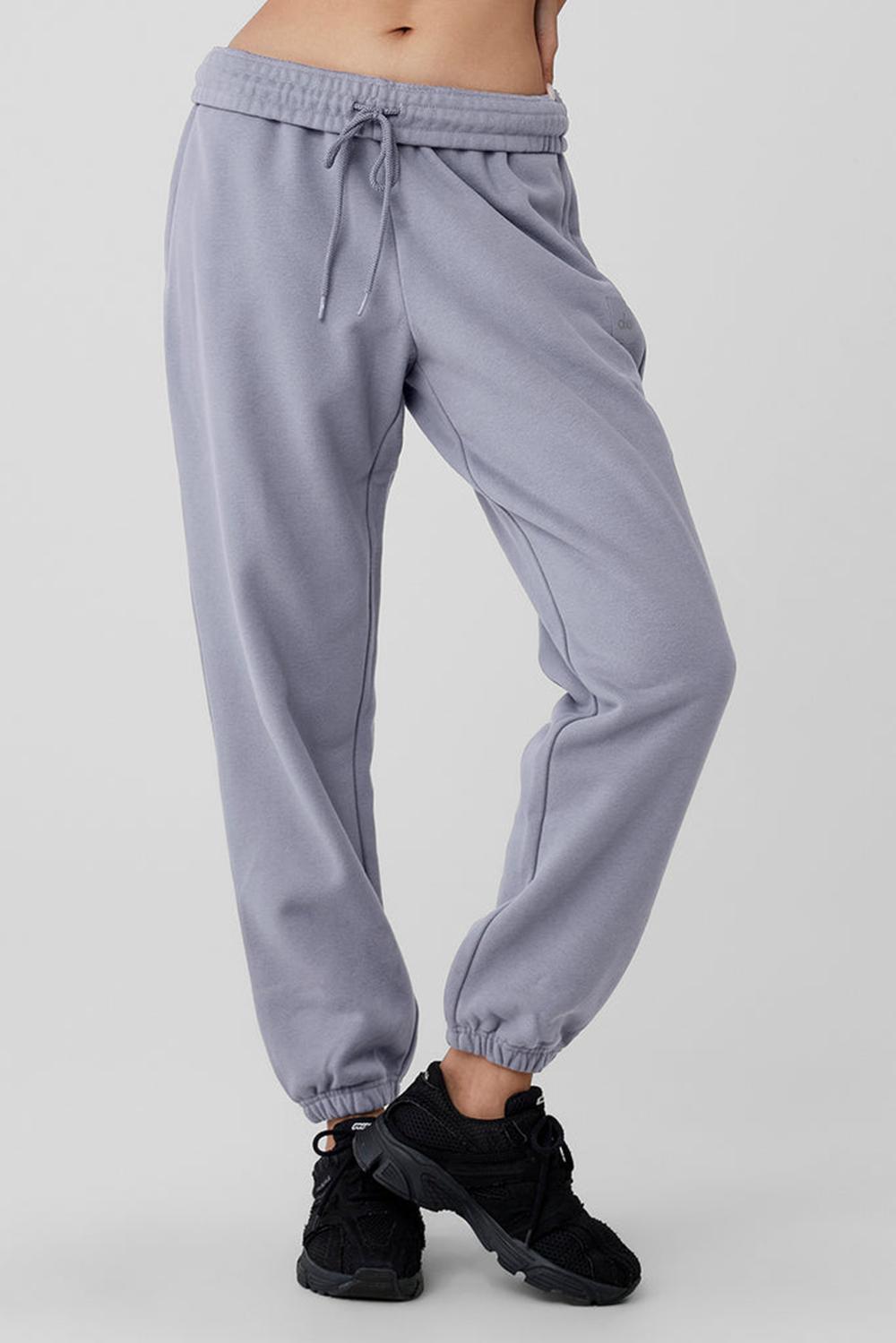 Alo Yoga Cuffed Renown Heavy Weight Donna Sweatpant Fog | Italia  KFB-140362