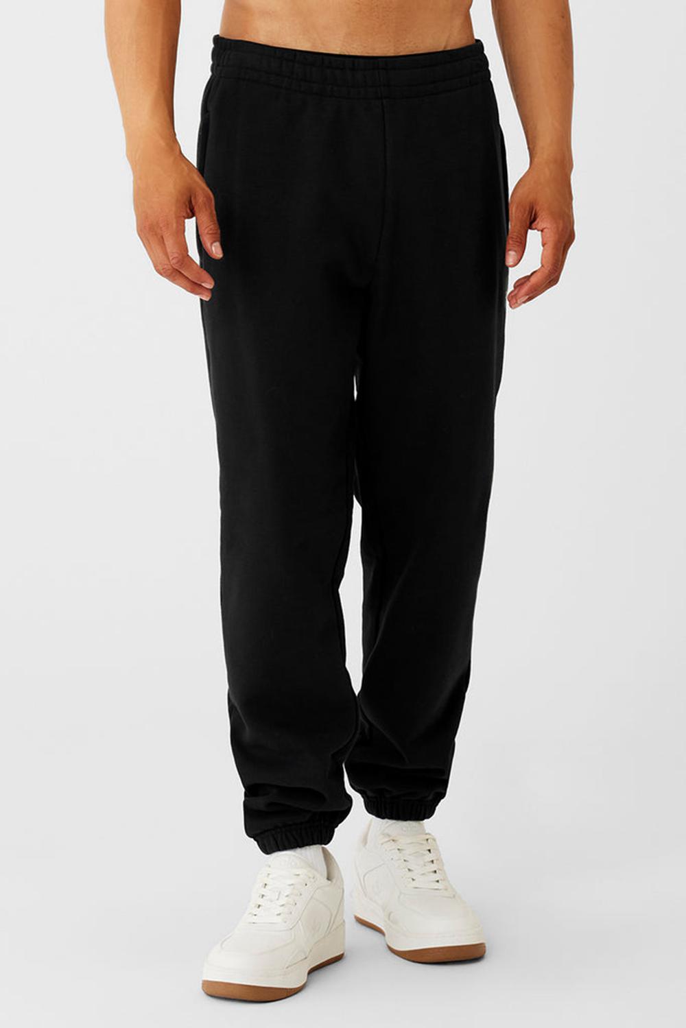 Alo Yoga Cuffed Renown Heavy Weight Uomo Sweatpant Nere | Italia  UZH-650984