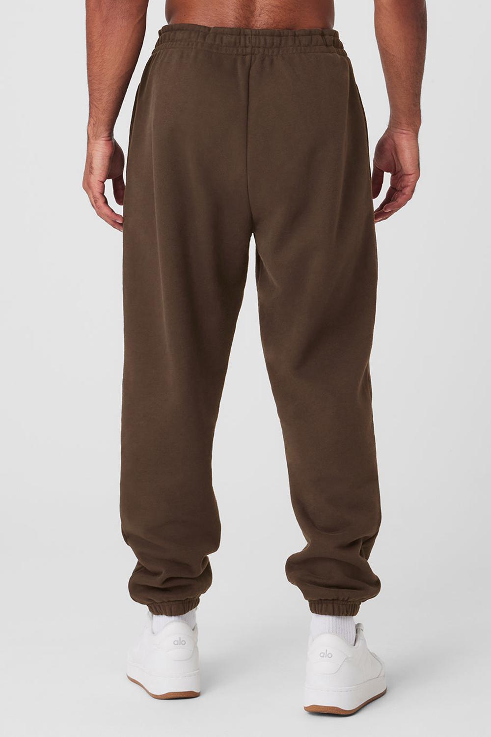Alo Yoga Cuffed Renown Heavy Weight Uomo Sweatpant Espresso | Italia  ATH-415082