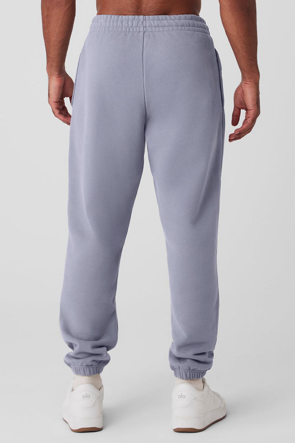 Alo Yoga Cuffed Renown Heavy Weight Uomo Sweatpant Fog | Italia  WJZ-529764