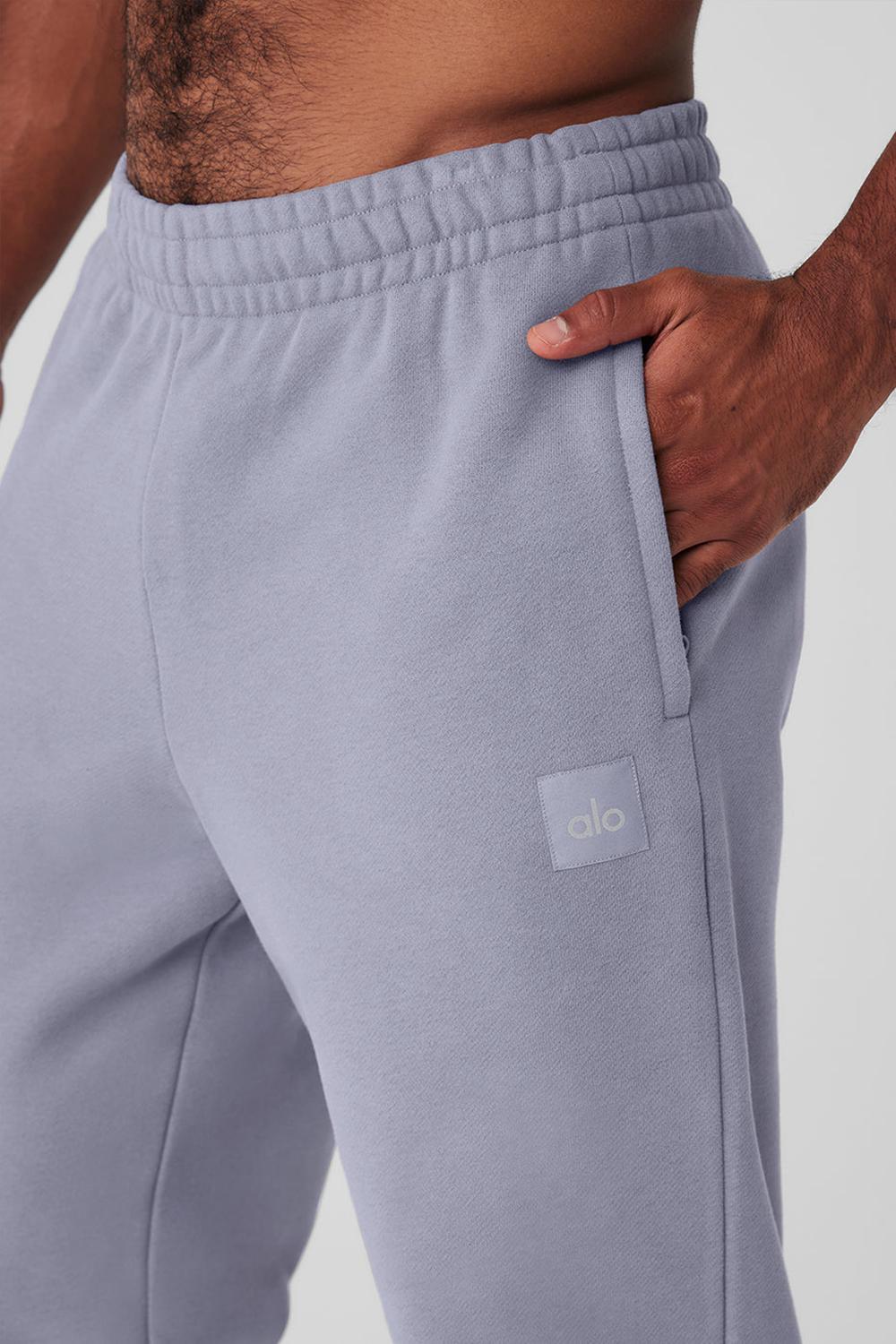 Alo Yoga Cuffed Renown Heavy Weight Uomo Sweatpant Fog | Italia  WJZ-529764
