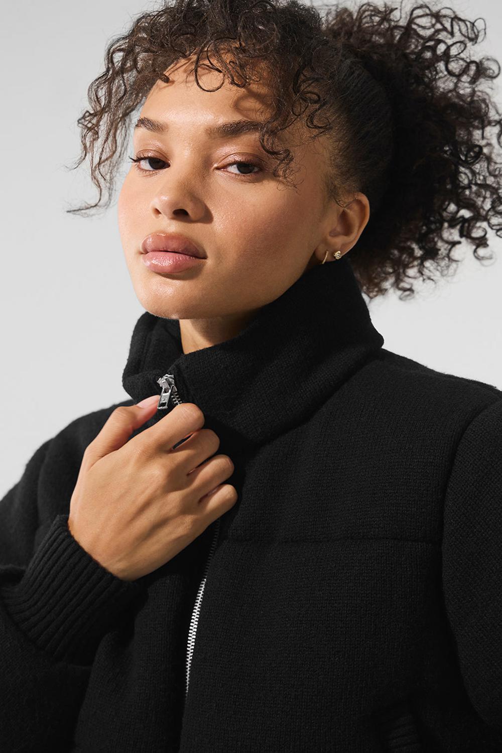 Alo Yoga Darling Sweater Donna Giacca Puffer Nere | Italia  PSD-851046
