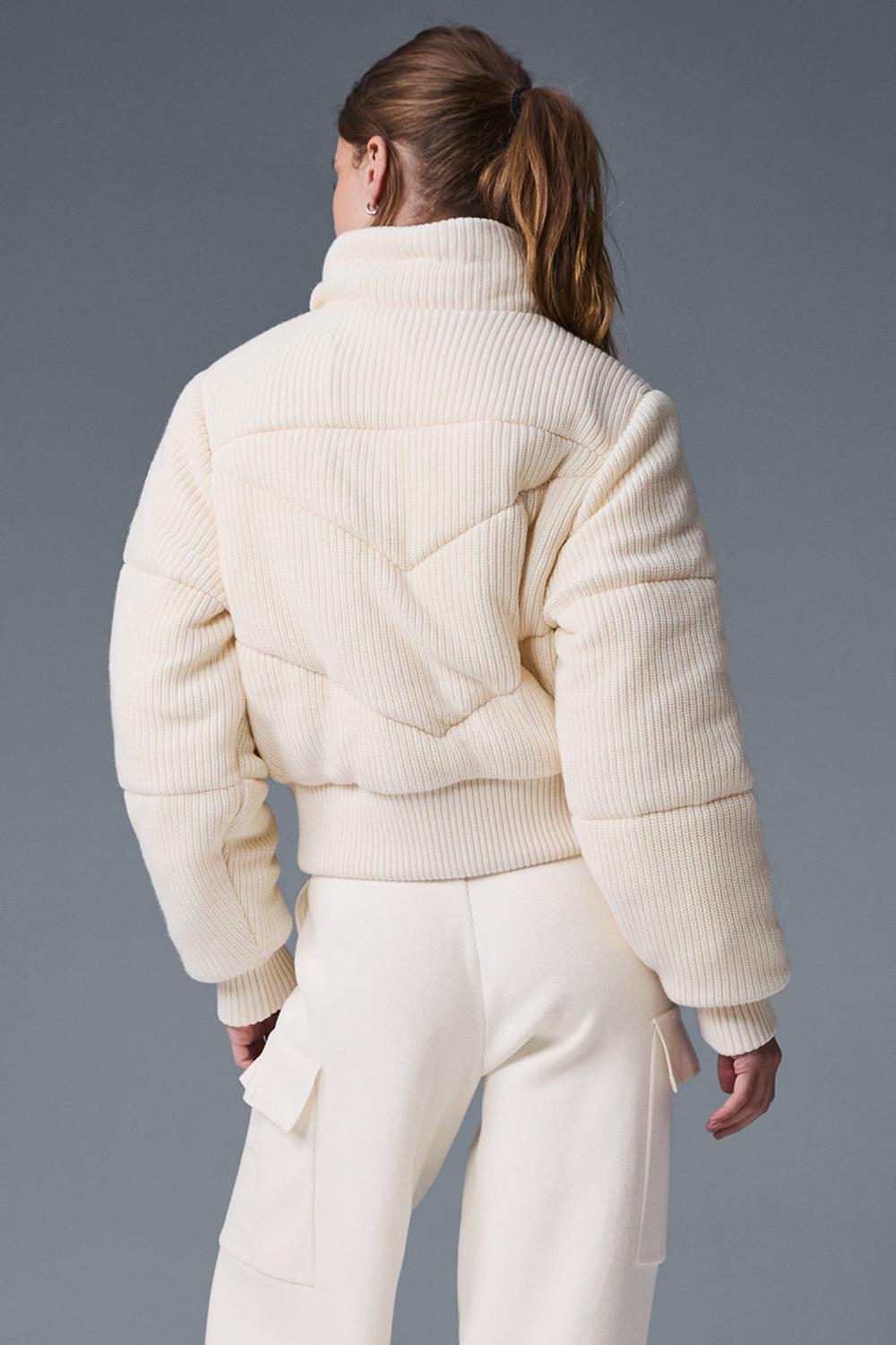 Alo Yoga Darling Sweater Donna Giacca Puffer Ivory | Italia  VQK-485137