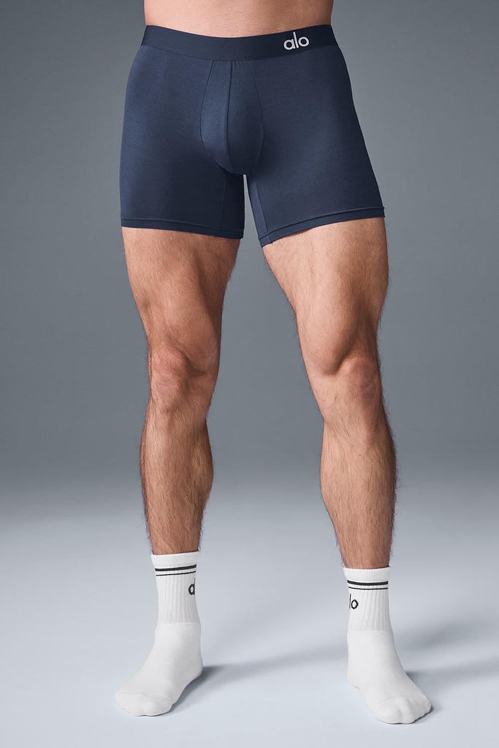 Alo Yoga Day and Night Uomo Boxer Blu Marino | Italia  DLB-301946