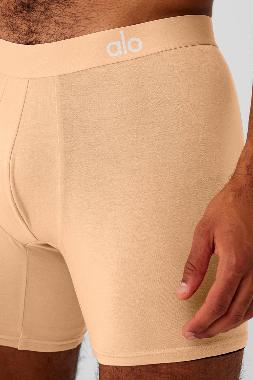 Alo Yoga Day and Night Uomo Boxer Champagne | Italia  JCT-853026