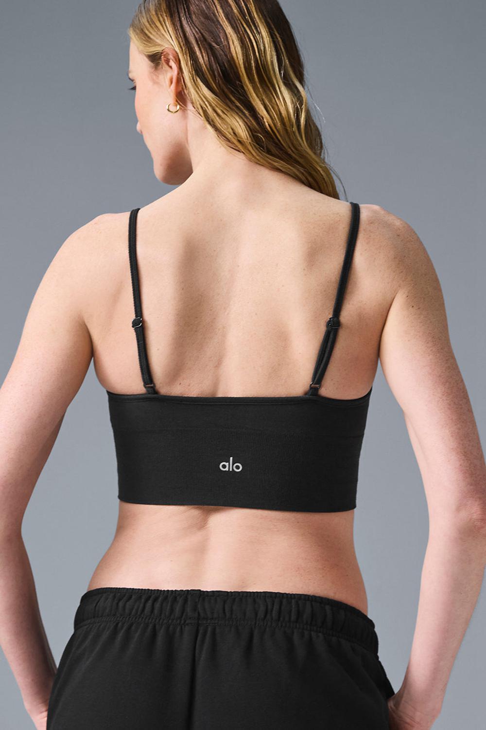 Alo Yoga Delightlette Donna Reggiseno Nere | Italia  LPE-240387