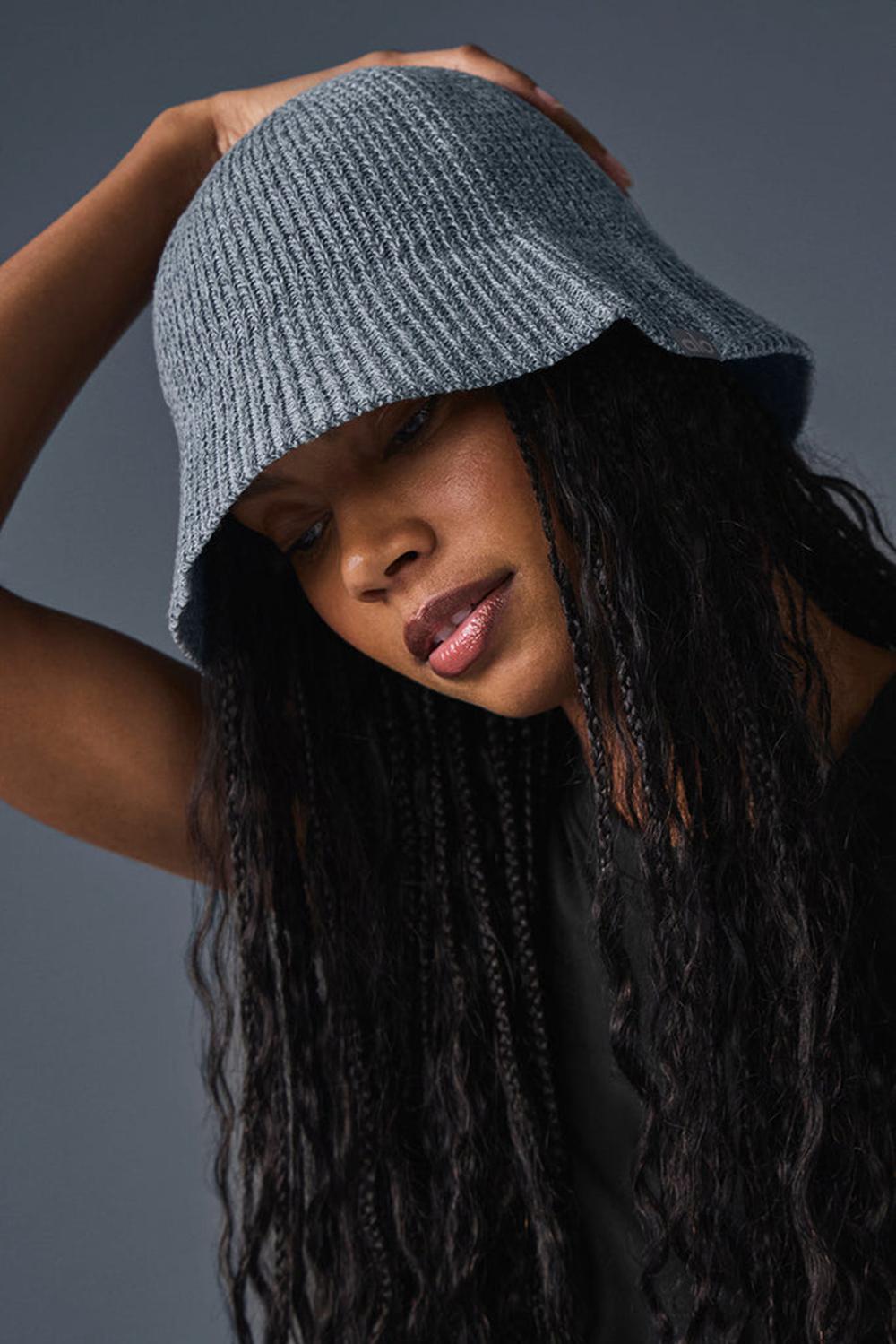 Alo Yoga Denim Knit Cloche Donna Cappello Grigie | Italia  DKR-576041