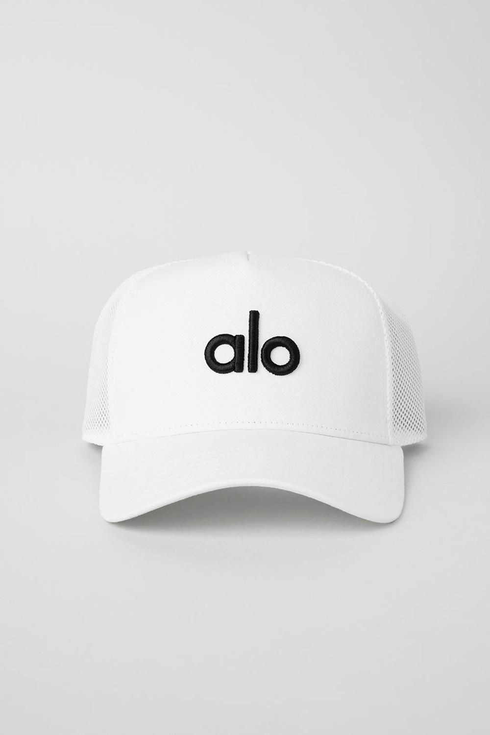 Alo Yoga District Donna Trucker Hat Bianche Nere | Italia  FTG-169273