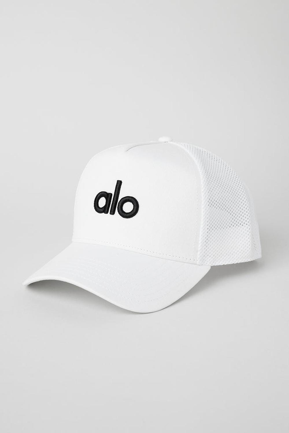Alo Yoga District Donna Trucker Hat Bianche Nere | Italia  FTG-169273