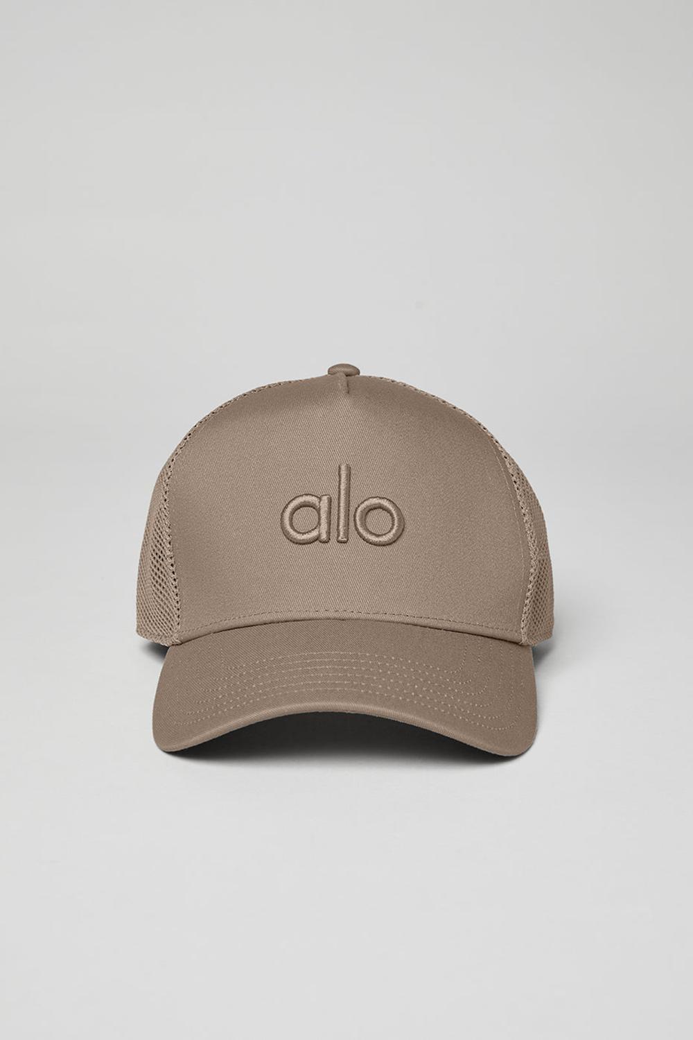 Alo Yoga District Uomo Trucker Hat Gravel | Italia  UAR-348952