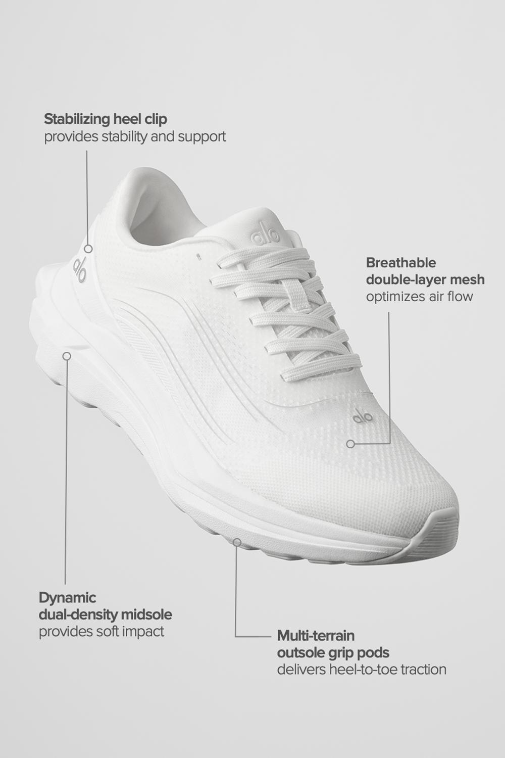 Alo Yoga Donna Runner Bianche Bianche | Italia  CSI-279045