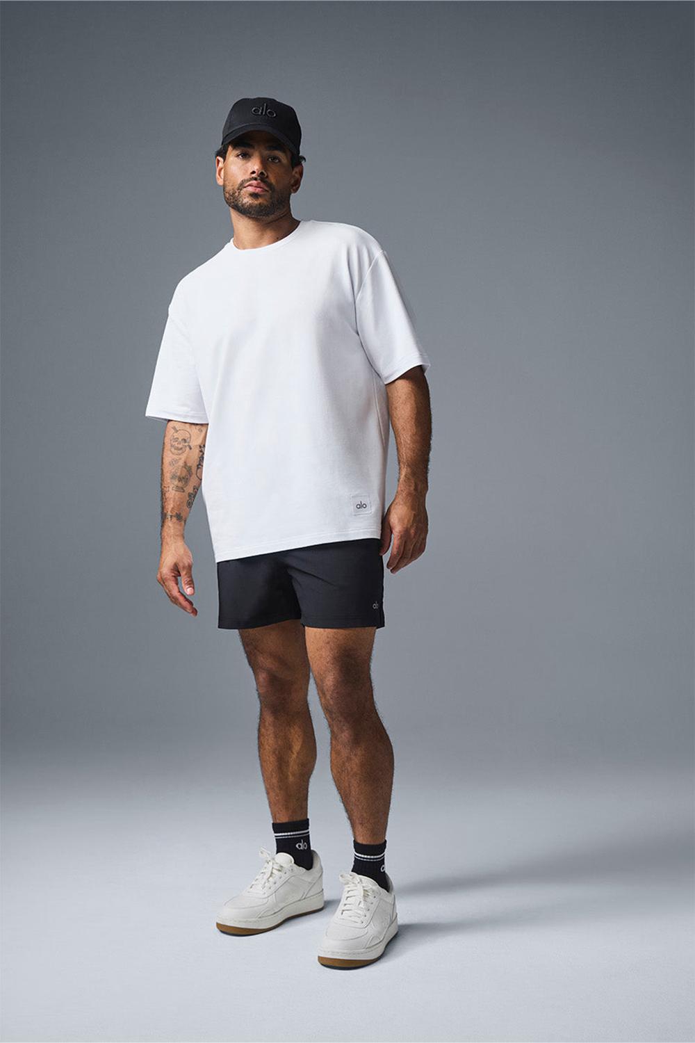 Alo Yoga Double Take Uomo Short Sleeve Bianche | Italia  FSO-941286