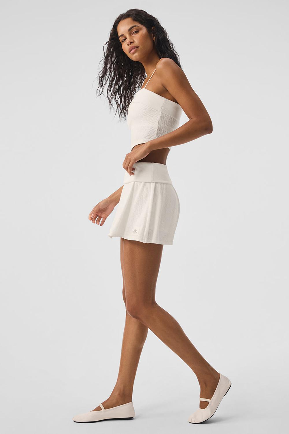 Alo Yoga Doubles Only Donna Bra Tank Ivory | Italia  QZO-769254