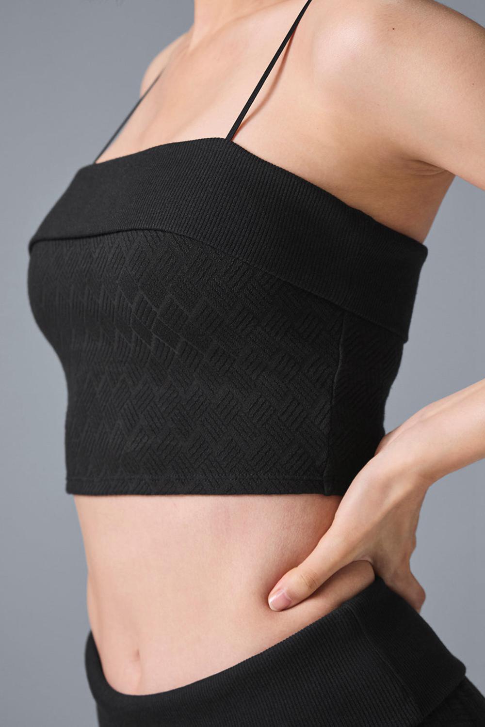 Alo Yoga Doubles Only Donna Bra Tank Nere | Italia  HFM-031289