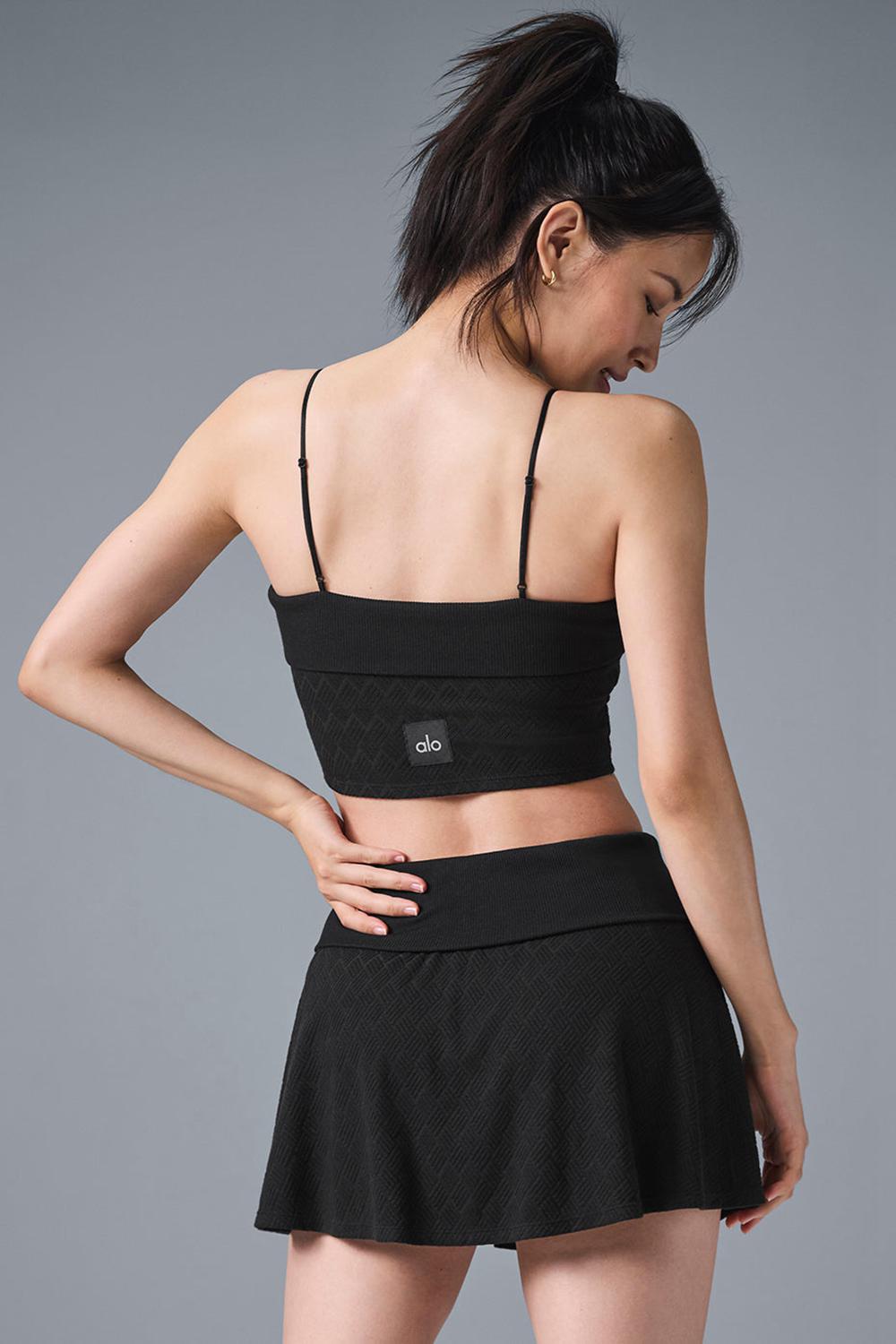 Alo Yoga Doubles Only Donna Bra Tank Nere | Italia  HFM-031289