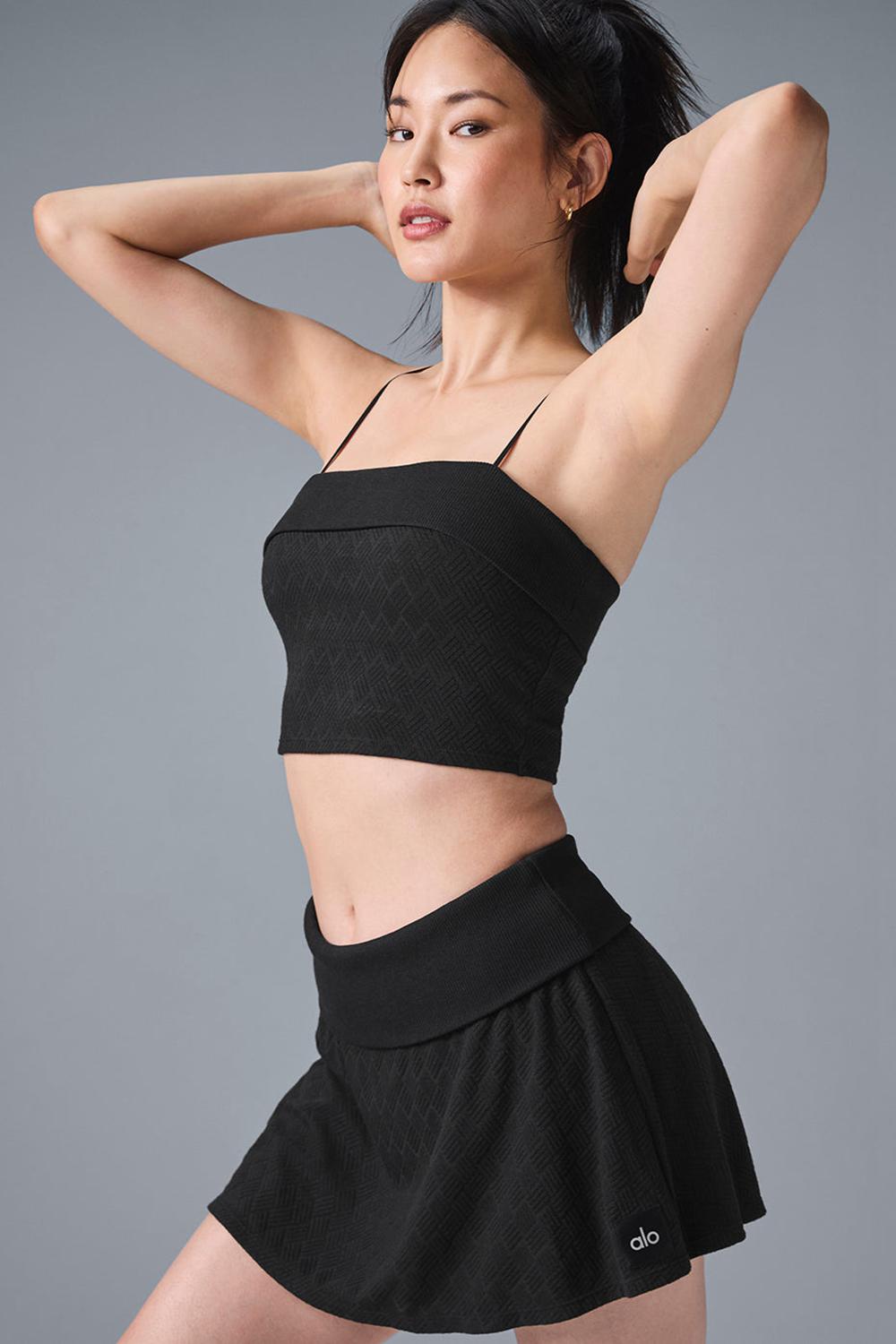 Alo Yoga Doubles Only Donna Bra Tank Nere | Italia  HFM-031289