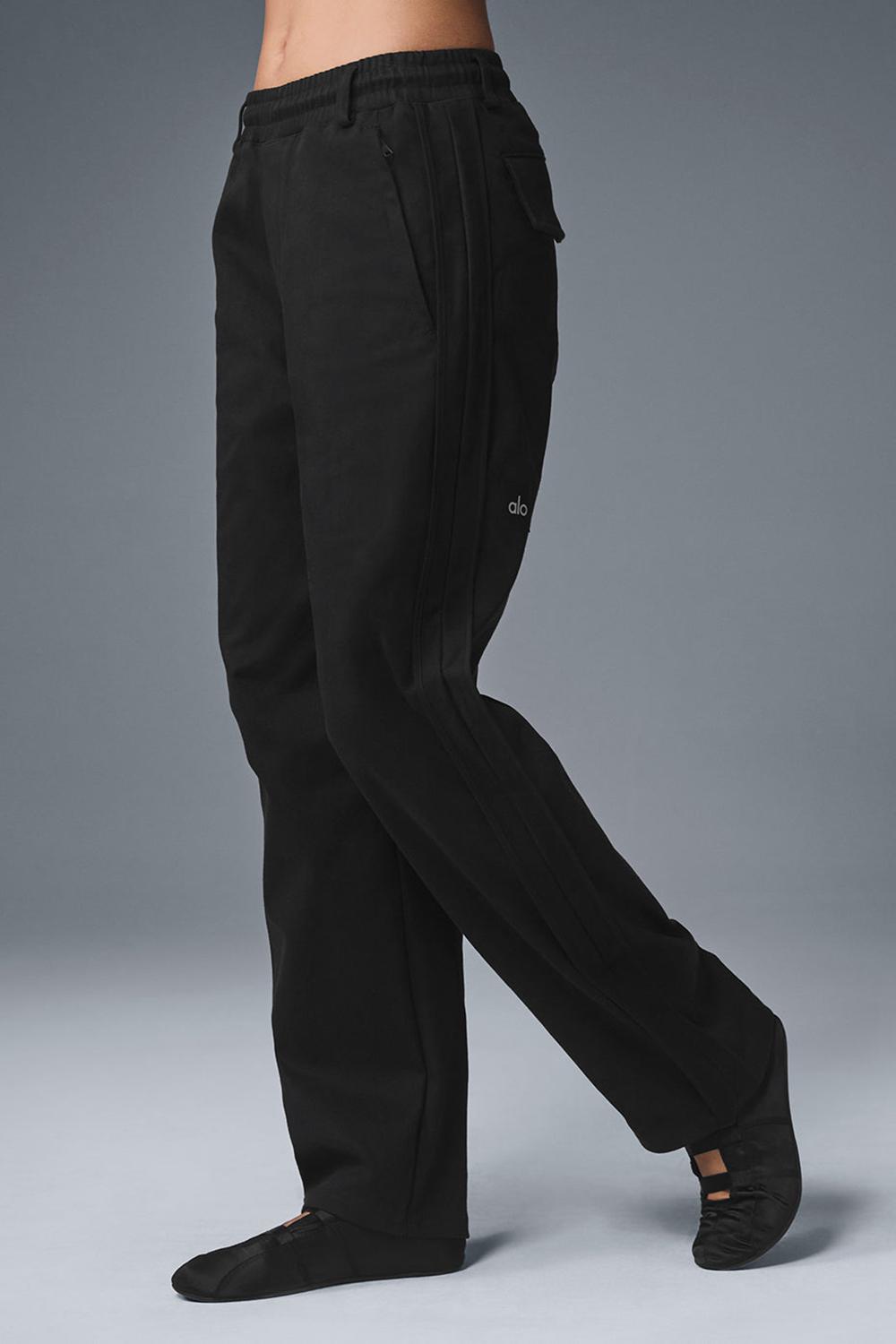 Alo Yoga Edition Sueded Straight Leg Donna Pant Nere | Italia  TKH-092761