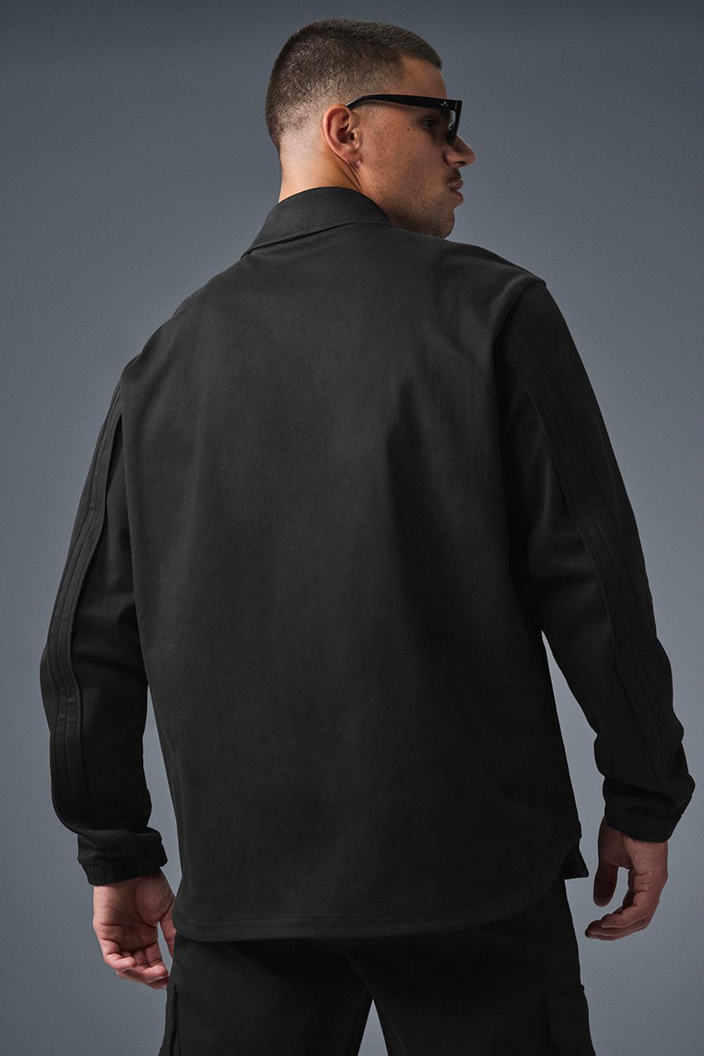 Alo Yoga Edition Sueded Uomo Giacca Nere | Italia  SKL-896150