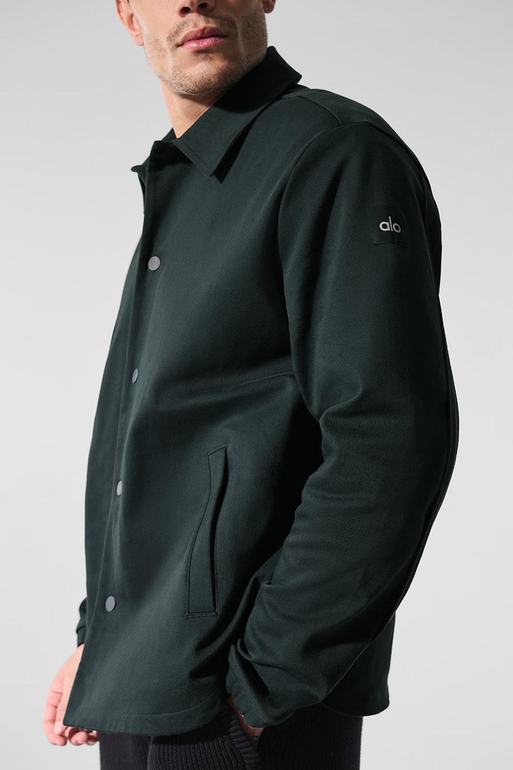 Alo Yoga Edition Sueded Uomo Giacca Verdi | Italia  VLS-907582