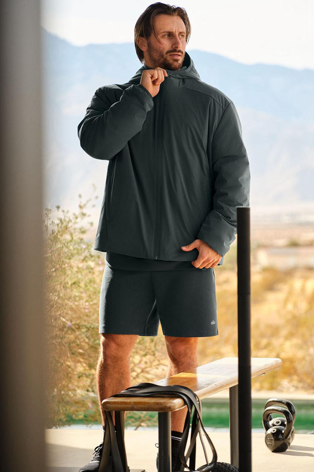 Alo Yoga Elemental Full-Zip Uomo Giacca Verdi | Italia  JCS-405867